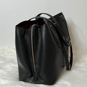 100% Authentic Marc Jacobs Black The Editor Tote Bag Leather Shoppers Tote